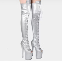 Pole dance exotic buty Flaga na brzuchu