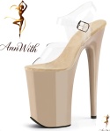 Pencil Spin Pole Heels 23cm