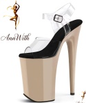 Pencil Spin Pole Heels 23cm
