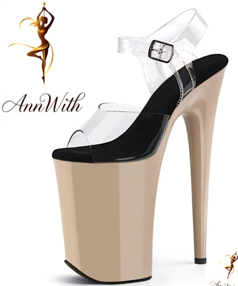 Pencil Spin Pole Heels 23cm