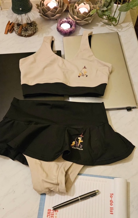 Scarlet Flow Two‑Piece