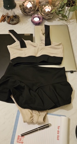 Scarlet Flow Two‑Piece